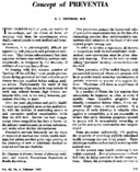 Concept Of Prevention