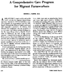 A comprehensive care program for migrant farmworkers