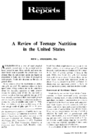A review of teenage nutrition in the United States