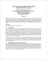 A Case Study of Roof Bolting Tasks to Identify Cumulative Trauma Exposure