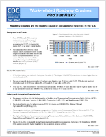 WorkRelated Roadway Crashes Whos at Risk