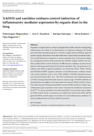 NADPH and Xanthine Oxidases Control Induction of Inflammatory Mediator Expression by Organic Dust in the Lung