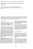 Mechanics of a Large StrainType Rock Burst and Design for Prevention