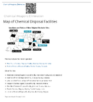 Chemical Weapons Elimination Map of Chemical Disposal Facilities