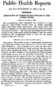 Public Health Reports  v 54 no 47 NOVEMBER 24 1939
