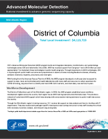 Advanced Molecular Detection National investment to advance genomic sequencing capacity District of Columbia September 5 2023