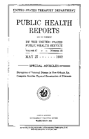 Public Health Reports  v 47 no 22  cover
