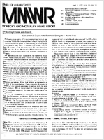 MMWR Morbidity and Mortality Weekly Report April 1 1977  Vol 26  No 13
