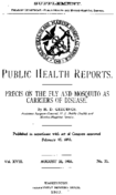 Public Health Reports  v XVIII no 35 Supplement