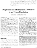 Diagnostic and therapeutic Xradiation in an urban population