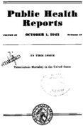 Public Health Reports  v 58 no 40  cover
