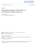 Manipulating relative LMX effects on performance conflict and strain