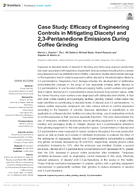 Case study efficacy of engineering controls in mitigating diacetyl and 23pentanedione emissions during coffee grinding