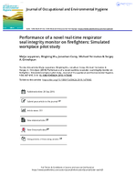 Performance of a novel realtime respirator seal integrity monitor on firefighters simulated workplace pilot study