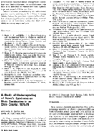A study of underreporting of Downs syndrome on birth certificates in an Ohio county 197078