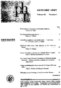 Public Health Reports  v 82 no 1 January 1967  table of contents
