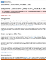 2019 Novel Coronavirus 2019nCoV Wuhan China situation summary updated January 29 2020