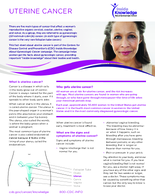 Inside Knowledge about Gynecologic Cancer Uterine Cancer 2019