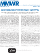 Risk for Inhospital Complications Associated with COVID19 and Influenza  Veterans Health Administration United States October 1 2018May 31 2020