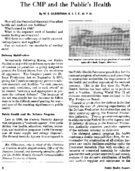 The CMP and the publics health