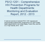 PS121201  Comprehensive HIV Prevention Programs for Health Departments Monitoring and Evaluation Report 2012  2013