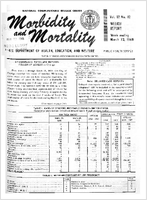 Morbidity and Mortality Weekly Report Vol 17 No 12 week ending March 23 1968