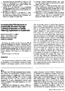 Increasing The Effectiveness Of Community Workers Through Training Of Spouses A Family Planning Experiment In Guatemala