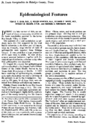 Epidemiological features