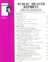 Public Health Reports  v 110 no 4  cover