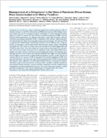 Measurement of pnitrophenol in the urine of residents whose homes were contaminated with methyl parathion