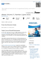 NIOSH eNews Volume 21 Number 2 June 2023