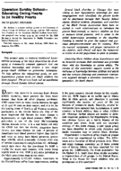 Operation Sunday Schooleducating caring hearts to be healthy hearts