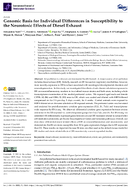 Genomic Basis for Individual Differences in Susceptibility to the Neurotoxic Effects of Diesel Exhaust