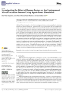 Investigating the Effect of Human Factors on the Underground Mine Evacuation Process Using AgentBased Simulation