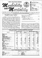 Morbidity and Mortality Weekly Report Vol 22 No 18 week ending May 5 1973