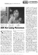 News  Notes  Who And Un Aids Not Losing Momentum
