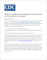 Interim US guidance for monitoring and movement of persons with potential Ebola virus exposure