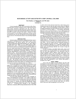 Microseismic Activity Associated with a Deep Longwall Mine