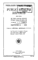 Public Health Reports  v 44 no 51  cover