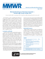 Mercury Poisoning at a Home Day Care Center  Hillsborough County Florida 2015