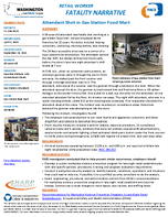 Retail Worker Fatality Narrative Attendant Shot in Gas Station Food Mart