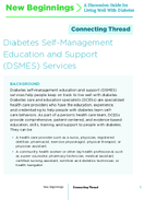 New Beginnings Connecting Thread Diabetes SelfManagement Education and Support DSMES Services