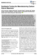 Synthesis tuning for manufacturing carbon hybrid materials