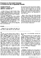 Strategies of a successful campaign to promote the use of equestrian helmets