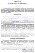 SRS Chapter 19 Nonradiological Monitoring
