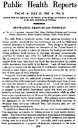 Public health reports  v 63 no 21 May 21 1948