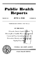 Public Health Reports  v 63 no 23  cover