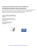 Guideline for the prevention and control of norovirus gastroenteritis outbreaks in healthcare settings