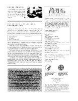 Public Health Reports  v 113 no 5  masthead