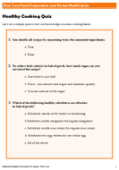 Session 3 Food Preparation and Recipe Modification Handout
